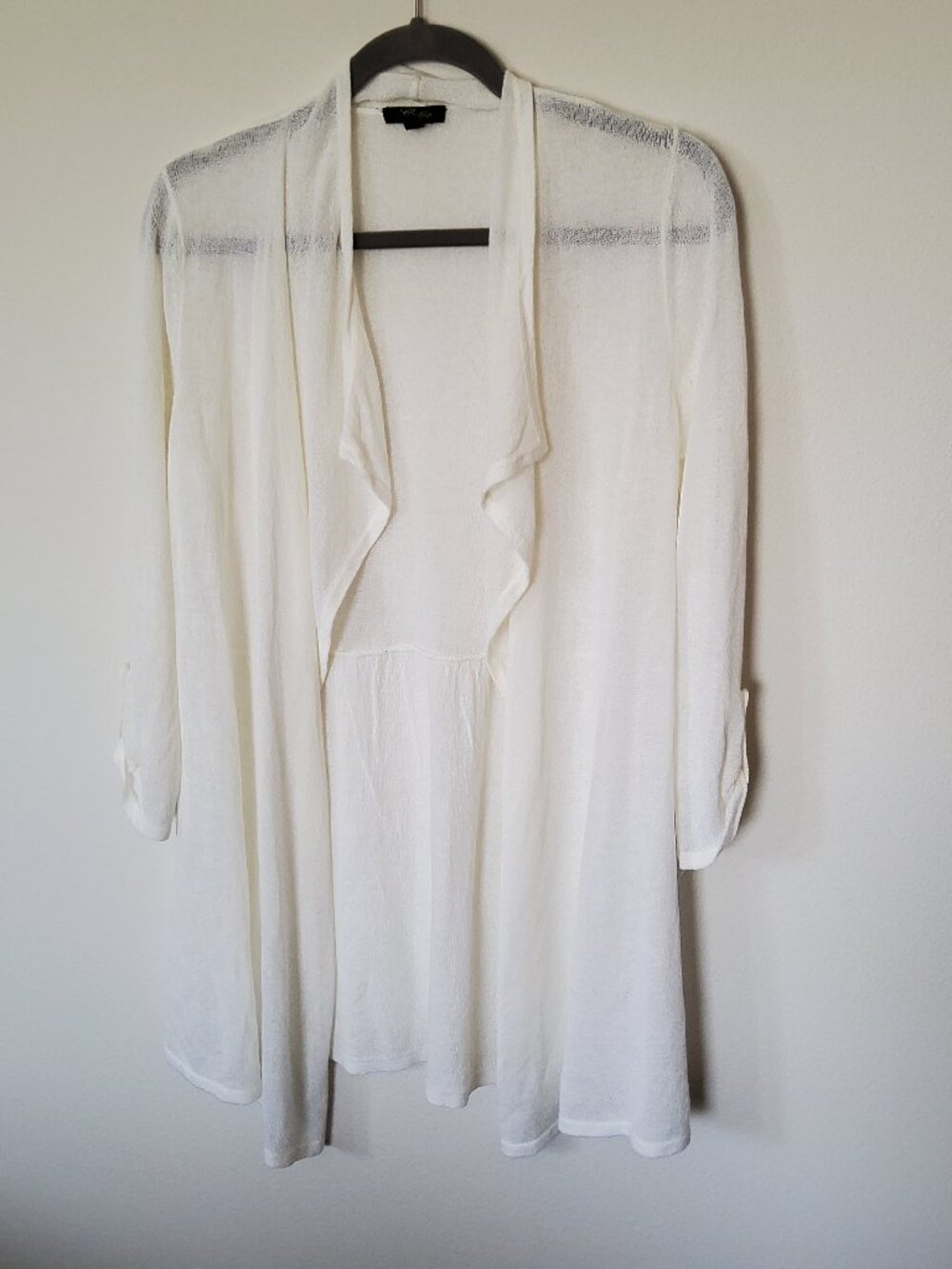 Sheer Cardigan by Cupio Size M